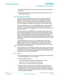 LPC2194JBD64 Datasheet Page 20