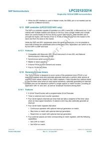 LPC2214FBD144 Datasheet Page 19