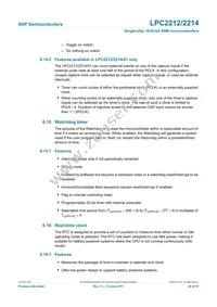 LPC2214FBD144 Datasheet Page 20