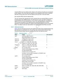 LPC2290FBD144 Datasheet Page 16