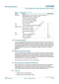LPC2290FBD144 Datasheet Page 17