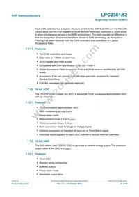 LPC2362FBD100 Datasheet Page 21