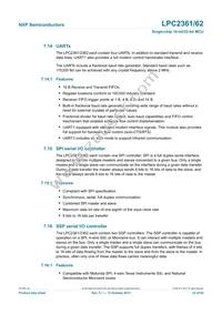 LPC2362FBD100 Datasheet Page 22