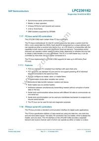 LPC2362FBD100 Datasheet Page 23