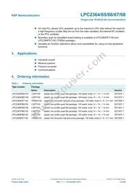 LPC2364FET100 Datasheet Page 3