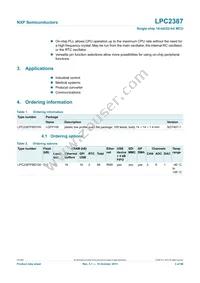 LPC2387FBD100 Datasheet Page 3