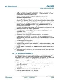 LPC2387FBD100 Datasheet Page 18