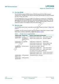 LPC2458FET180 Datasheet Page 22