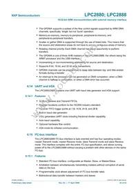 LPC2880FET180 Datasheet Page 20