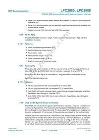 LPC2880FET180 Datasheet Page 21