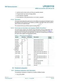 LPC2919FBD144/01/ Datasheet Page 22