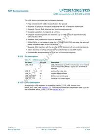 LPC2923FBD100 Datasheet Page 21