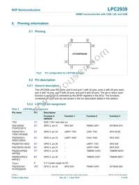 LPC2939FBD208 Datasheet Page 5