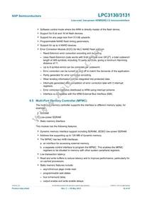 LPC3130FET180 Datasheet Page 16