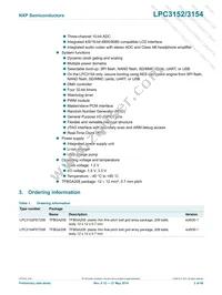 LPC3154FET208 Datasheet Page 2