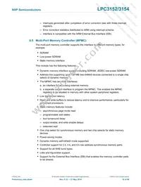 LPC3154FET208 Datasheet Page 19