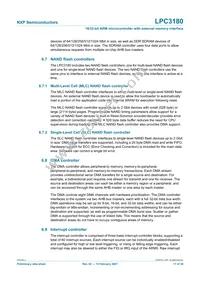 LPC3180FEL320/01 Datasheet Page 17