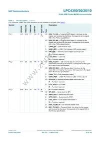 LPC4350FBD208 Datasheet Page 20