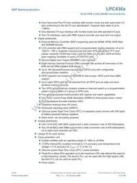 LPC4367JBD208E Datasheet Page 3