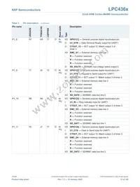 LPC4367JBD208E Datasheet Page 12