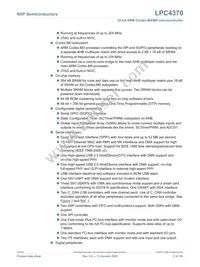 LPC4370FET256E Datasheet Page 2