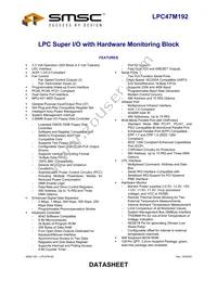 LPC47M192-NW Datasheet Cover