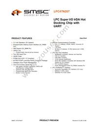 LPC47N207-JV Datasheet Cover
