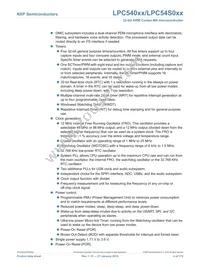 LPC54018JBD208E Datasheet Page 4