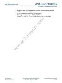 LPC54018JBD208E Datasheet Page 5