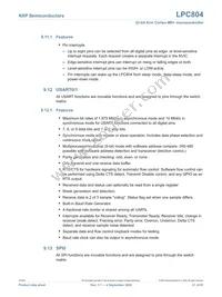 LPC804M101JHI33Y Datasheet Page 21