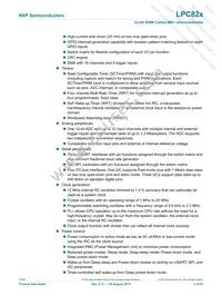 LPC822M101JHI33E Datasheet Page 2