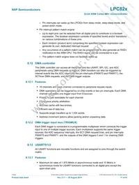 LPC822M101JHI33E Datasheet Page 17