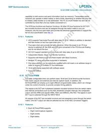 LPC822M101JHI33E Datasheet Page 19