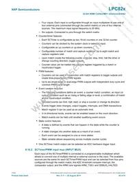 LPC822M101JHI33E Datasheet Page 20