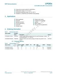 LPC834M101FHI33Y Datasheet Page 3