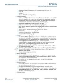 LPC845M301JHI33E Datasheet Page 2