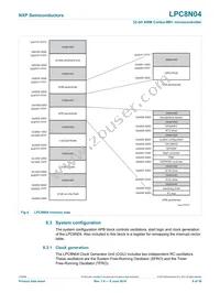 LPC8N04FHI24E Datasheet Page 8