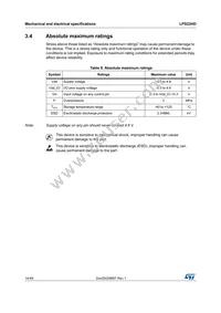 LPS22HDTR Datasheet Page 14