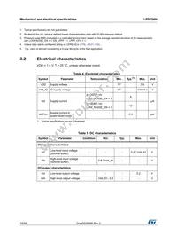 LPS22HHTR Datasheet Page 10