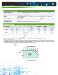 LPT62-M Datasheet Page 2