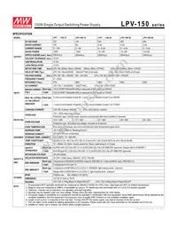 LPV-150-36 Datasheet Page 2