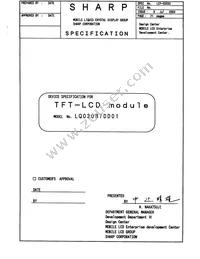 LQ030B7DD01 Datasheet Page 2