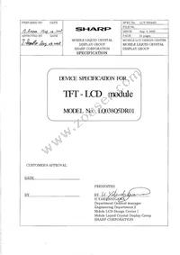 LQ038Q5DR01 Datasheet Page 2