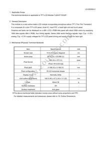 LQ043T1DG29 Datasheet Page 4