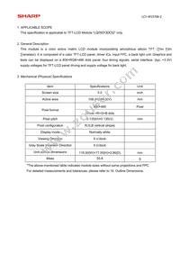 LQ050Y3DC02 Datasheet Page 4