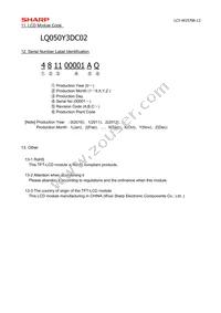 LQ050Y3DC02 Datasheet Page 15