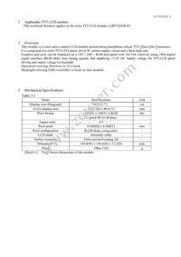 LQ057Q3DC03 Datasheet Page 5