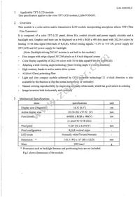 LQ064V3DG01 Datasheet Page 5