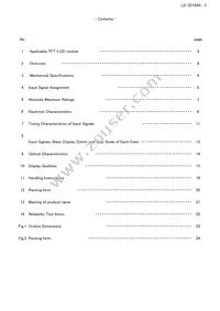 LQ070Y3DG05 Datasheet Page 5