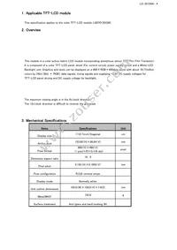 LQ070Y3DG05 Datasheet Page 6